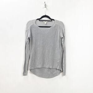 2/$30 LOFT XS Womens Gray Knit Pullover Knit Top Sweater